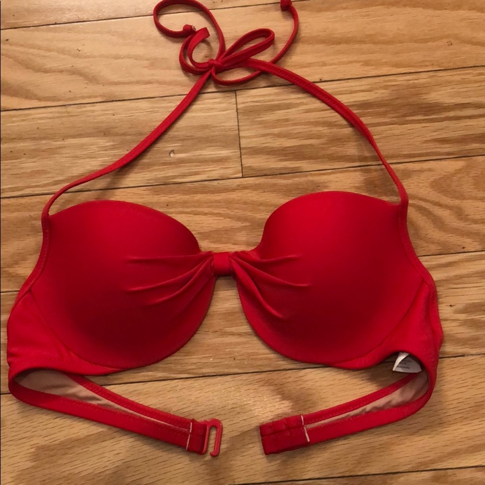 NWOT J. Crew gathered Halter underwire bikini top